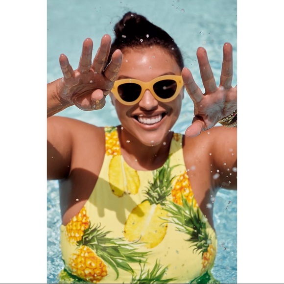 Anthropologie High-Neck One-Piece Swimsuit NWT Size M - Picture 4 of 15